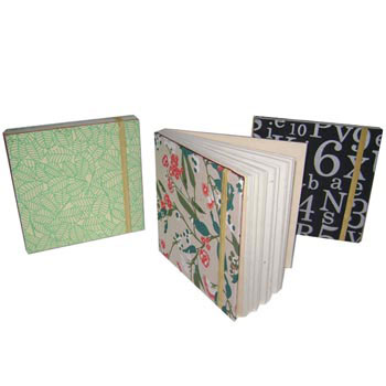 handmade paper notebook