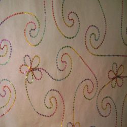Handmade embroidery paper