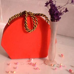red color small plantable seed paper bags